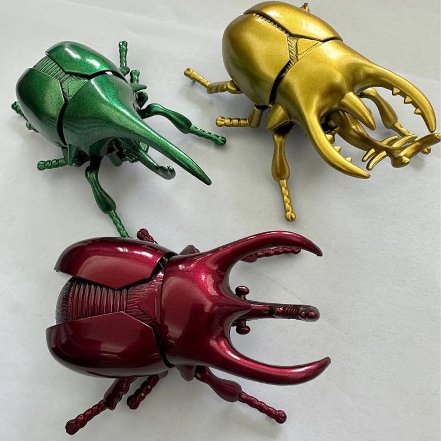 Amazon.co.jp: Homilius カブトムシ ぜんまい 3匹セット ムシ